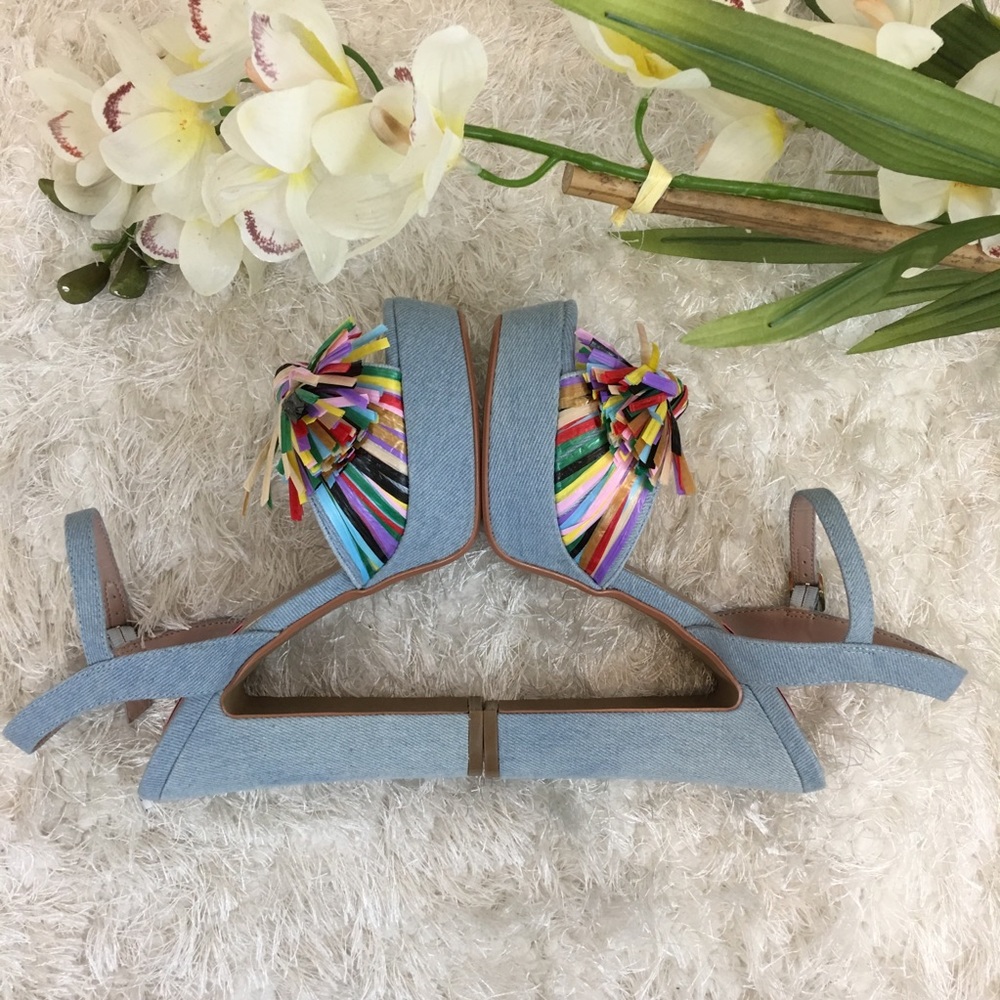 Betsy Johnson Knotted Bow Ankle Strap Heels Shoes - Picture 3 of 6